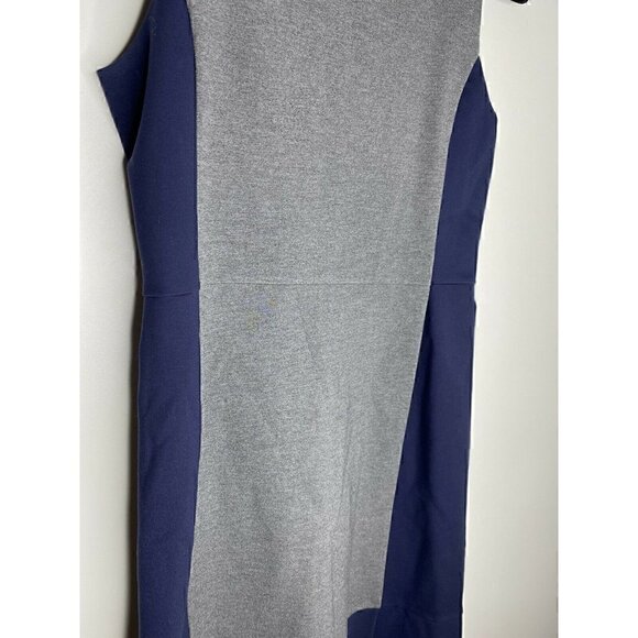 J.Crew Dress Size 4 Women's Black Label Color Block Sleeveless Multicolor Midi - Picture 4 of 5